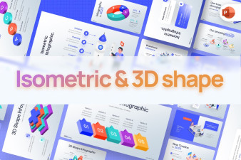 Isometric & 3D Shape PowerPoint Template